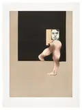 Francis Bacon, Triptych (after, Triptych: right panel 1991) (S. 9, T. 31), 1992, Aquatint in colors, on Fabriano Rosaspina paper, with full margins