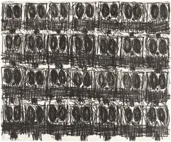 Rashid Johnson, Untitled (Anxious Crowd), 2018, Etching, on Somerset Velvet paper, the full sheet