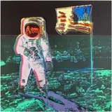 Andy Warhol, Moonwalk (see F. & S. IIB.404-405), 1987, Unique screenprint in colors, on Lenox Museum Board, the full sheet