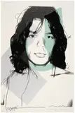 Andy Warhol, Mick Jagger (F. & S. 138), 1975, Screenprint in colors, on Arches Aquarelle paper, the full sheet