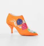 Andy Warhol, Holiday Shoe, circa 1957, Extensive hand-painting in tempera in colors, on wood polychrome