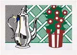 Roy Lichtenstein, Still Life with Pitcher and Flowers, from Six Still Lifes Series (S. 1974.23, C. 130), 1974, Lithograph and screenprint in colors, on Rives BFK paper, with full margins