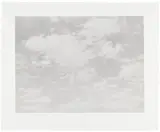 Vija Celmins, Sky, from Untitled Portfolio (C. p. 207, R. 7), 1975, Lithograph, on Twinrocker Handmade paper, with full margins