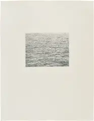 Vija Celmins, Drypoint—Ocean Surface (G. 1055), 1983, Drypoint, on Arches Satine paper, with full margins