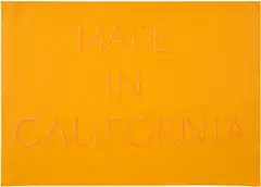 Made in California (C. p. 340, E. 52) by Ed Ruscha, 1971, Screenprint in colors, on Arches paper, the full sheet, sold Oct 2025