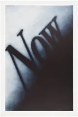 Ed Ruscha, Now (C. p. 350, E. 201), 1990, Monumental lithograph in colors, on Rives BFK paper, with full margins