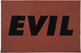 Ed Ruscha, Evil (C. p. 343, E. 70), 1973, Screenprint in colors, on wood-grain veneer paper, the full sheet