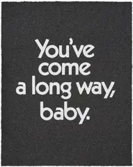 Hank Willis Thomas, Fair Warning: You've come a long way, baby, 2013, Screenprint with carborundum grit flocking, on wove paper, the full sheet