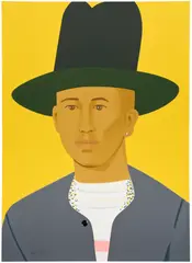 The Creative Director (Pharrell) by Alex Katz, 2025, Screenprint in colors, on Saunders Waterford paper, the full sheet, offered Oct 2025