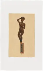 Alison Saar, Hot Comb Haint: Mona, 2023, Mixografía® print in colors, on handmade paper, with full margins