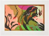 Mira Dancy, Green Earth, 2018, Aquatint in colors, on wove paper, with full margins
