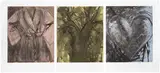 Jim Dine, Desire in Primary Colors (D'O. & F. 120), 1982, Aquatint and electric tool triptych in colors, on three sheets of Rives BFK paper, with full margins