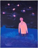 Katherine Bradford, Looking Out to Sea, 2023-24, Lithograph in colors, on Somerset Satin paper, the full sheet