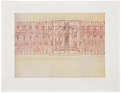 Krishna Reddy, Rhyme Broken, 1977, Intaglio print in colors, on Rives BFK paper, with full margins