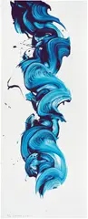 James Nares, Going for Baroque 3, 2021, Monumental screenprint in colors, on Saunders Waterford paper, the full sheet