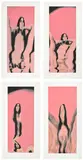 Larry Bell, Untitled: four plates, 1974, The set of four screenprints in colors with flocking in pink, on wove paper, with full margins