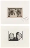 Jasper Johns, First Etchings: two plates (see U.L.A.E. 43, S. 77a & 77b), 1968, One etching on Angoumois à la Main paper mounted to Tokugawa paper and one etching printed in relief on Tokugawa paper, with full margins