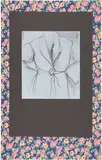 Jim Dine, The Robe Goes to Town (D'O. & F. 144), 1983, Aquatint in white, on black Arches Cover paper, with full margins, hinged to screenprint in colors, on Arches Cover paper (as issued), the full sheet