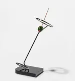 Claes Oldenburg, Tilted Neon Cocktail (P. 21), 1983, Stainless steel, cast aluminum, acrylic paint, and Plexiglas multiple
