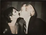 Christopher Makos, Untitled (Andy Kissing Liza), 1978/2001, Monumental gelatin silver print, on photo paper mounted to foamcore (as issued)