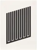 Donald Judd, Untitled: one plate (S. 100), 1977-78, Aquatint, on etching paper, with full margins