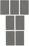 Michael Scott, Untitled I-VII, 1990, The complete set of seven gelatin silver photograms, on smooth wove paper, with full margins, all loose within overmats (as issued), with colophon, all contained in the original black linen clamshell portfolio