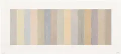 Sol LeWitt, Horizontal Composite (Color) (K. 1970.02), 1970, Screenprint in colors, on Strathmore paper, with full margins