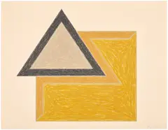 Frank Stella, Chocorua, from Eccentric Polygons (G. 555, A. 104), 1974, Lithograph and screenprint in colors, on Arches paper, with full margins