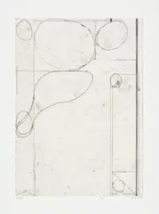 #2, from Six Softground Etchings (G. pp. 41 & 113, L. 257.2) by Richard Diebenkorn, 1978, Etching, on Rives BFK paper, with full margins, sold Oct 2025