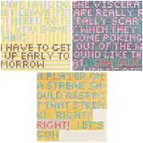 Jennifer Bartlett, Conversations, 2005, The complete set of three screenprints in colors, on steel plates