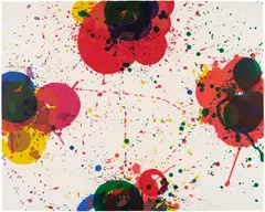 Red Again (SFS-138) (G. 406, L. S9) by Sam Francis, 1972, Screenprint in colors, on Arches Cover paper, the full sheet, sold Oct 2025