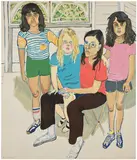 Alice Neel, The Family, 1982, Lithograph in colors, on wove paper, the full sheet
