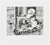 Nicole Eisenman, Worst Case Scenario, 2008, Etching, on Somerset paper, with full margins