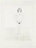 David Hockney, Peter Nude (S.A.C. 110, M.C.A.T. 107), 1969, Etching, on J. Green mould-made wove paper, with full margins