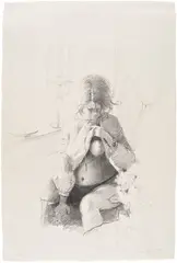 Lisa Yuskavage, Ukrainian Shirt, 2001, Lithograph, on Gampi Torinoko paper, the full sheet