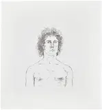 David Hockney, Wayne Sleep (S.A.C 112), 1969, Etching, on Crisbrook handmade paper, with full margins