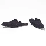 Kiki Smith, Bird (two works) (W. 91), 1999, Two cast bronze multiples with two emeralds each