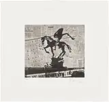 William Kentridge, Nose on a Horse Projection, 2010, Photogravure, on wove paper, with full margins