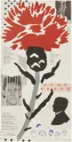 Donald Baechler, Thistle, 1999, Lithograph in colors, on wove paper, the full sheet