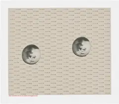 Rosemarie Trockel, Aber menschlich bin ich nie darüber hinweggekommen (But As A Person, I Never Got Over It), 1989, Screenprint in colors, on wove paper, with full margins