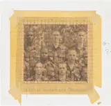 Richard Artschwager, Untitled (Natural Selection II), 1995-96, Unique ink drawing on newsprint, with tape, on foamcore