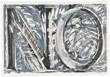 Bruce Nauman, No (G. 944, C. 44), 1981, Lithograph, on Arches Cover paper, with full margins