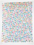 Nam June Paik, Untitled, from Columbus: In Search of a New Tomorrow, 1992, Screenprint in colors, on Fabriano paper, with full margins
