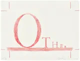 Ed Ruscha, Other (G. 2022), 2004, Lithograph in colors, on German Etching paper, the full sheet