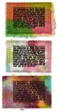 Mel Bochner, If The Color Changes; If The Color Changes; and If The Color Changes, 2003, Three unique monoprints with engraving and embossment in colors, on handmade paper, the full sheets