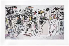 George Condo, Invocations of Miles, 2000, Screenprint in colors, on heavy wove paper, with full margins,
