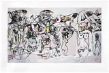 George Condo, Invocations of Miles, 2000, Screenprint in colors, on heavy wove paper, with full margins,
