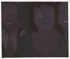 Wayne Gonzales, Untitled, 1999, Unique gouache drawing and laser print, on wove paper