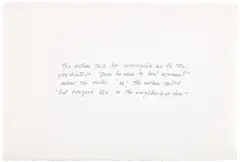 Richard Prince, Untitled, from The Moral Essays, 1986, Light projection print, on laid paper, with full margins