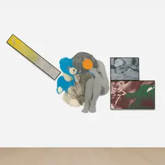 John Baldessari, Object (with Flaw) (C. p. 189, S. 1988.02, H. 40), 1988, The complete set of four lithographs in colors, on one sheet of Somerset paper, two sheets of Arches 88 paper and one Plexiglas panel, the full sheets